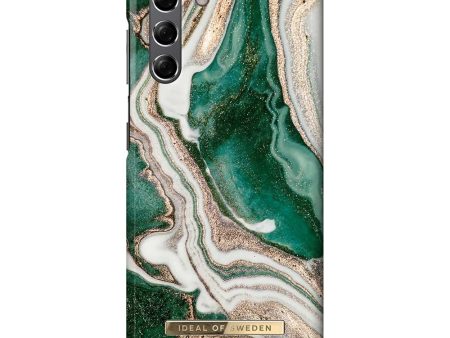 iDeal Of Sweden Samsung Galaxy S21 Fashion Case Golden Jade Marble - (DEMO) Sale