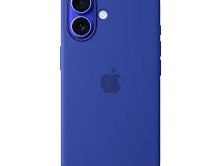 Original Apple iPhone 16 Silikone Cover - MagSafe Kompatibel - Ultramarine (MYY63ZM A) Fashion