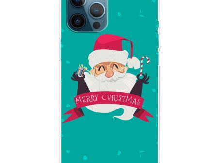 EIDERWOOD iPhone 16 Pro Max Fleksibelt Plast Julecover - Merry Christmas - Glad Julemand Supply