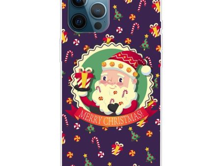 EIDERWOOD iPhone 16 Pro Max Fleksibelt Plast Julecover - Merry Christmas - Julemand med Gave For Cheap