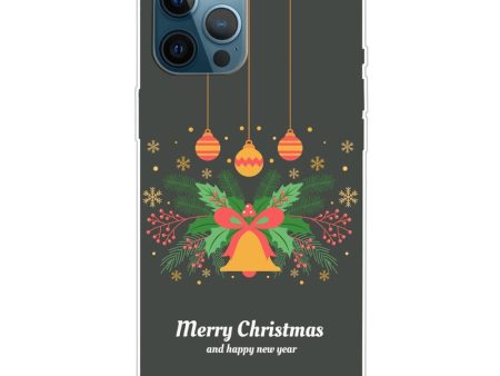 EIDERWOOD iPhone 16 Pro Max Fleksibelt Plast Julecover - Merry Christmas - Bjældeklang Supply