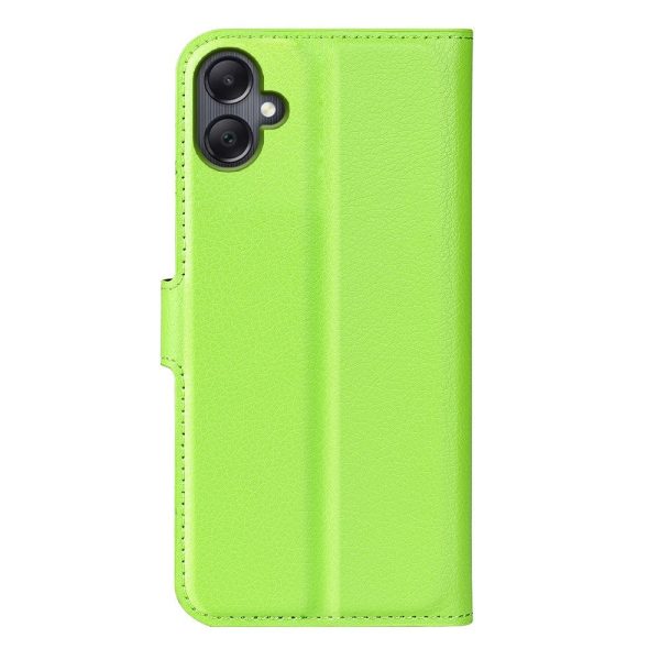 EIDERWOOD Samsung Galaxy A06 Litchi Læder Flip Cover m. Pung - Grøn Online Sale