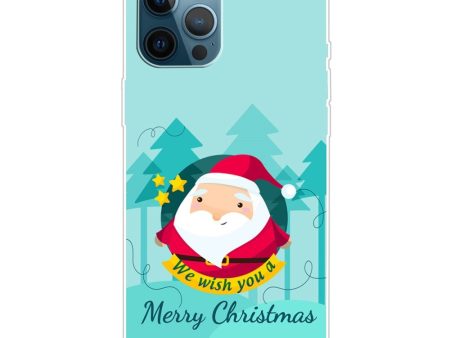 EIDERWOOD iPhone 16 Pro Max Fleksibelt Plast Julecover - Merry Christmas - Tegneserie Julemand Fashion