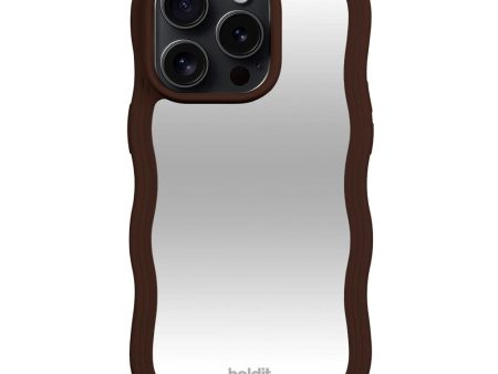 Holdit iPhone 14 Pro Wavy Case - Chocolate   Mirror For Cheap