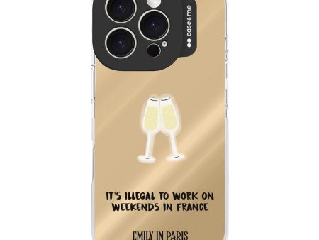 Case&Me - Emily in Paris iPhone 16 Pro Cover - Champagne Cheers For Cheap