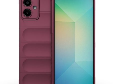 EIDERWOOD Samsung Galaxy A06 Fleksibelt Plastik Cover - Vinrød For Cheap