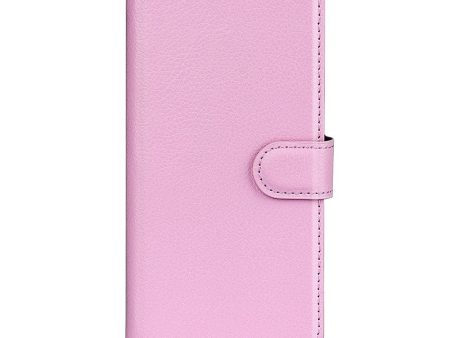 EIDERWOOD Samsung Galaxy A06 Litchi Læder Flip Cover m. Pung - Lyserød Online Sale