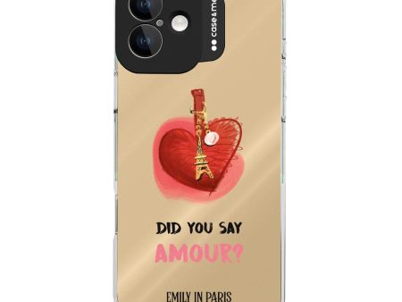 Case&Me - Emily in Paris iPhone 16 Plus Cover - Paris Love Keychain Online Hot Sale