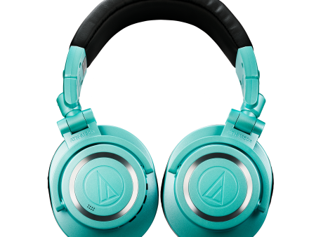 Audio-Technica ATH-M50XBT2IB Wireless Over-Ear Headphone (Ice Blue) Fashion