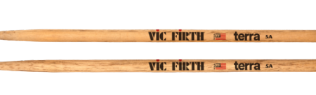 Vic Firth 5AT American Classic Terra Series Drumsticks - Wood Tip (5A) Fashion