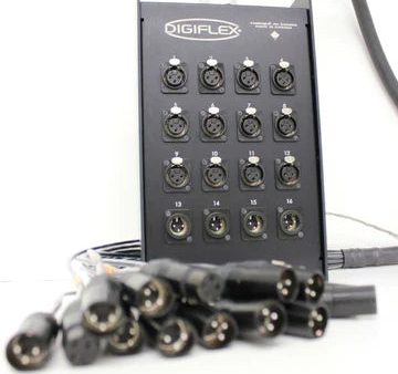 Digiflex DPR12-4X-50 12 4 Channel Snake w XLR Returns - 50 Foot For Sale