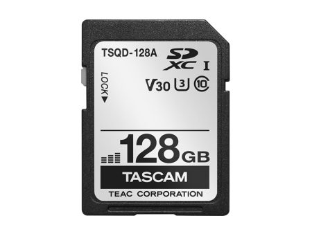 Tascam TSQD-128A Verified SDXC Card for TASCAM Products Supply