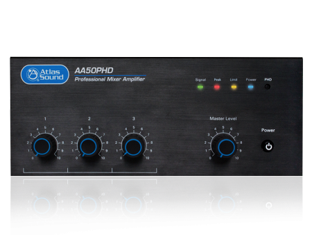 AtlasIED AA50PHD 3-Input 50W Mixer Amplifier (70V 8ohm) For Sale