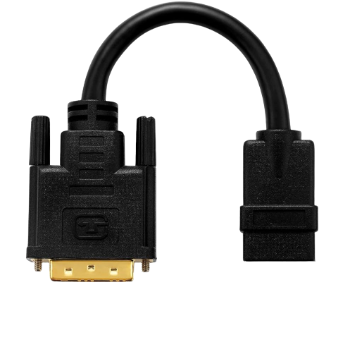 PureLink PI065 DVI Male to HDMI Female Port Saver Adapter w TotalWire Technology Online now