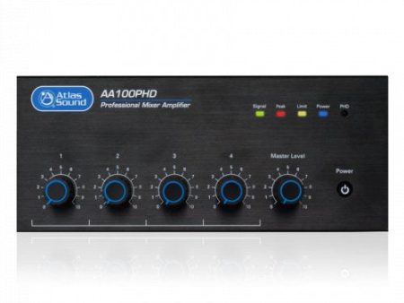 AtlasIED AA100PHD 4-Input 100W Mixer Amplifier (70V 8ohm) For Discount