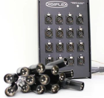 Digiflex DPR16-0-25 16 0 Channel Snake w XLR Connectors - 25 Foot Discount