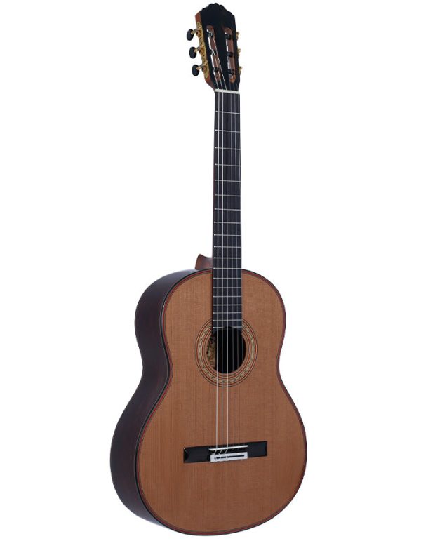 Tagima CF-800 EQ Classical Non-Cutaway Acoustic Guitar Nylon (Gloss Dark Cedar) For Cheap