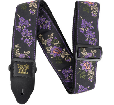 Ernie Ball 5364EB Jacquard Guitar Strap (Lavender Blossom) Sale