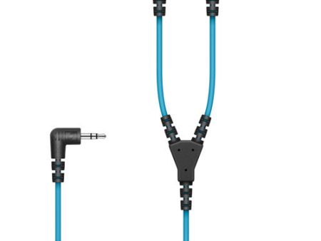 Sennheiser CL 35-Y Dual Locking 3.5mm TRS Male to 3.5mm TRS Male Coiled Y-Cable Fashion