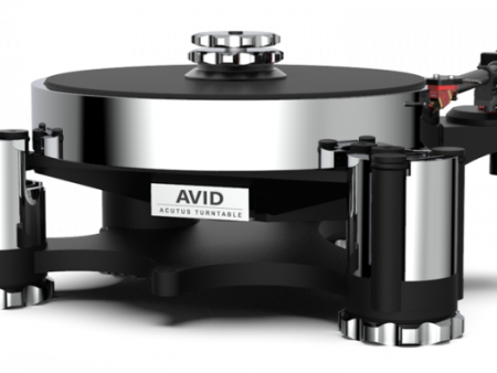 AVID HIFI ACUTUS™ CHROME Turntable Bundle With Nexus Tonearm And Reference Ruby Cartridge (Black & Chrome) For Discount