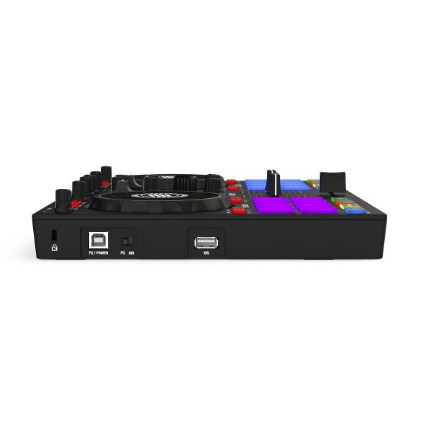 Reloop READY 2-Channel DJ Controller w  USB Audio Interface, 8 Performance Pads, and Serato DJ Lite Software Hot on Sale