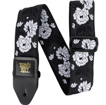 Ernie Ball 5357EB Jacquard Guitar Strap (Vanilla Rose) Online now