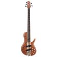 Cort A5-BEYOND-CASE-OPBN 5-String Multi-Scale Bass (Open Pore Bubinga Natural) Hot on Sale