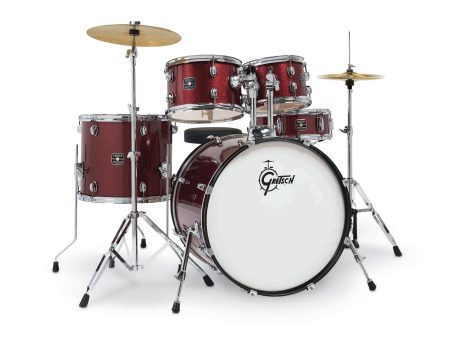 Gretsch Drums RGE625 Renegade 5-Piece Drum Set (Ruby Sparkle) Fashion