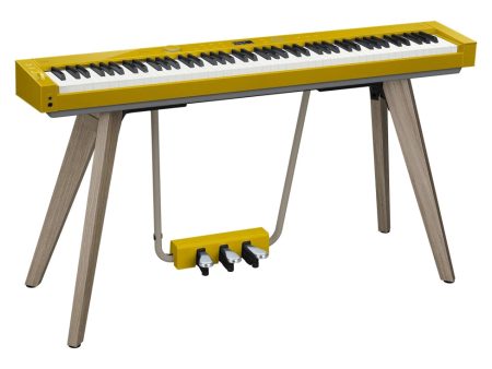 Casio Privia PX-S7000 88-Key Digital Piano with Stand & Pedals (Harmonious Mustard) Fashion