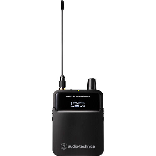 Audio-Technica ATW-3250 Wireless Stereo Bodypack Receiver w ATH-E40 Earphones (DF2: 470 to 607 MHz) Online Sale