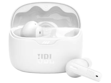 JBL Tune Beam True Wireless Noise Cancelling Earbuds (White) For Sale