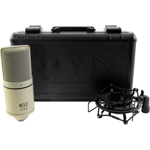 MXL 770 Cardioid Condenser Microphone (Vintage White) Online Hot Sale