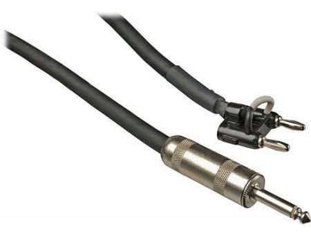 Audio-Technica AT690 Series 1 4  Male to Dual Banana Speaker Cable - 15  (14-Gauge) Cheap