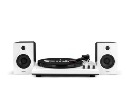 Gemini TT-900 Stereo Turntable System (Black & White) Online Hot Sale