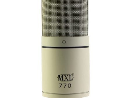 MXL 770 Cardioid Condenser Microphone (Vintage White) Online Hot Sale