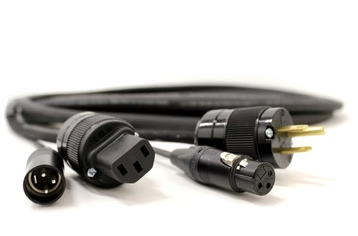 Digiflex DH-UIX-25 Powerline Hybrid Cable XLRM+IEC to XLRF+UGndM - 25 Foot Online Sale