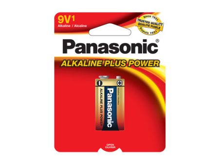 Panasonic 6AM6PA1B Alkaline Plus 9V Battery For Discount