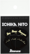 Ibanez P1000ICHI-BK Ichika Nito Signature Pick, Teardrop shape, Medium (0.8mm) (Black x 6pcs) Online