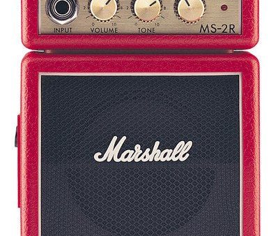 Marshall MS2R Mini Stack Series Guitar Combo Amplifier (Red) Online