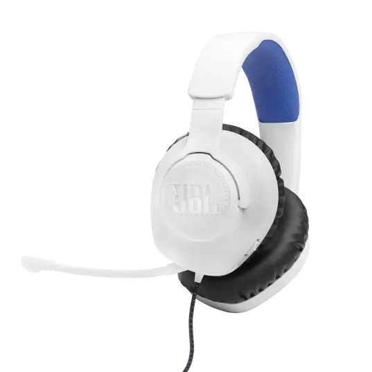 JBL Quantum 100P Wired Gaming Headset For Console (White) Sale