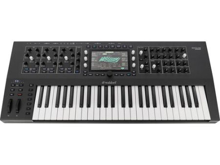 Waldorf IRIDIUMKEYBOARD Iridium Keyboard 16-Voice Digital Polyphonic Synthesizer 49-Keys (Black) For Sale