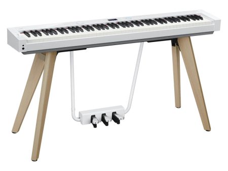 Casio Privia PX-S7000 88-Key Digital Piano with Stand & Pedals (White) For Cheap