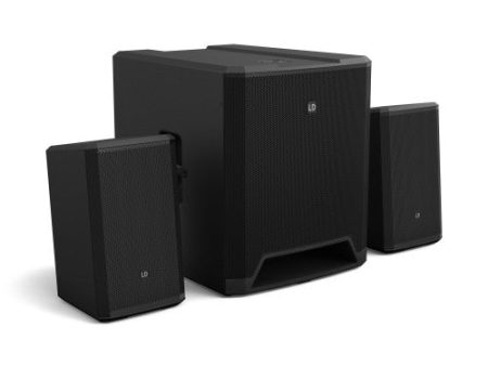 LD Systems DAVE 18 G4X Compact 2.1 Powered PA System - 1000W Supply