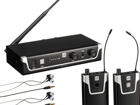 LD Systems U304.7 IEM TWIN Wireless In-Ear Monitoring System (470 to 490 MHz) Online