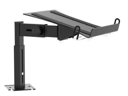 ProX XF-B3SHELFBL Universal Side Laptop Shelf Mounting Stand for B3 DJ Table (Black) For Sale