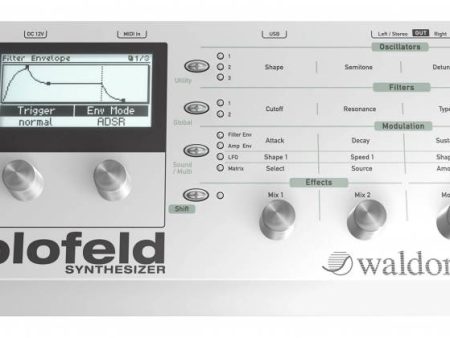 Waldorf BLOFELDDTWHITE Digital Desktop Synth Module With Analog Modeling (White) For Discount