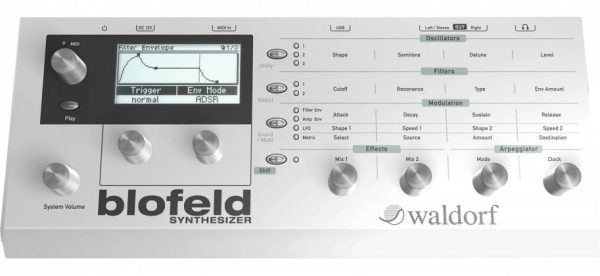 Waldorf BLOFELDDTWHITE Digital Desktop Synth Module With Analog Modeling (White) For Discount