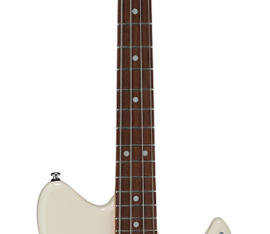 G&L Tribute Series FALLOUT 30  Short Scale Electric Bass - Olympic White Hot on Sale