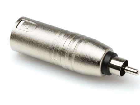 Hosa GXR-135 XLR Male to RCA Male Adaptor Supply