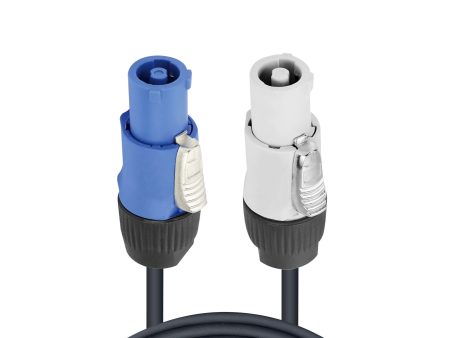 ProX XC-PWC12-02 2 Ft. High Performance 12AWG Blue to Gray Link Cable for Power Connection Cheap